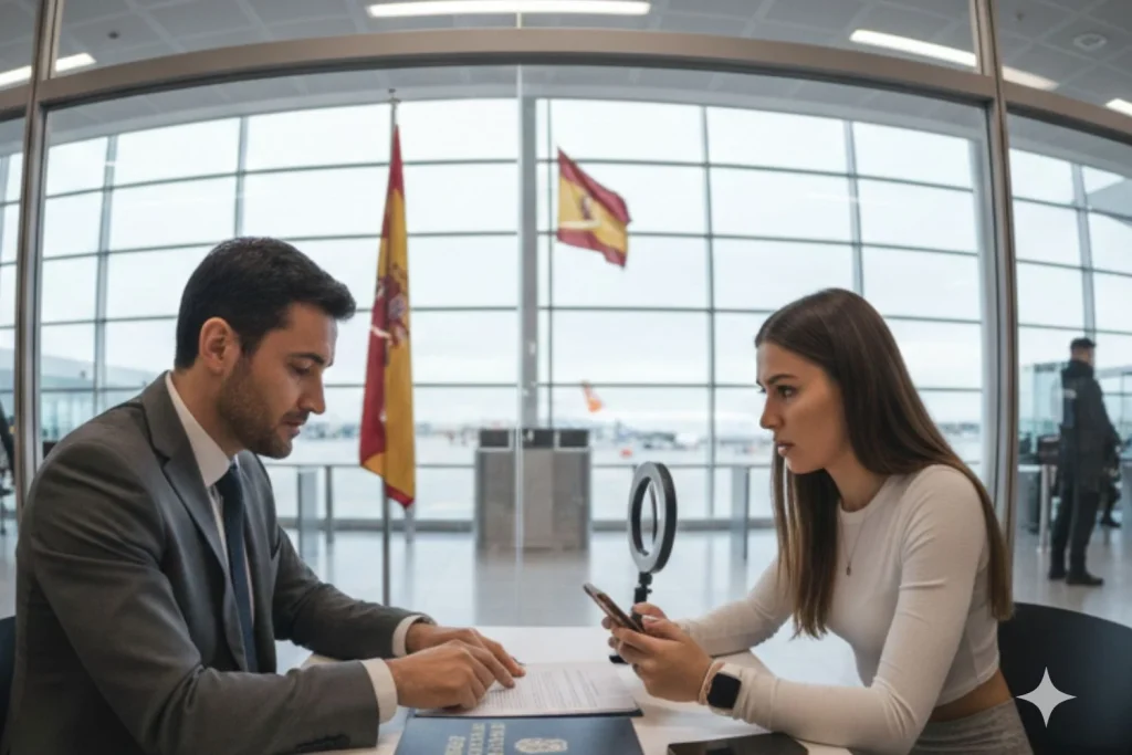 "La conducta de este youtuber español en un aeropuerto es multa segura": Daniela Estrada (29), abogada, explica las consecuencias de alterar el orden público 1 Moncloa Lo que dice la ley española sobre este tipo de delitos
