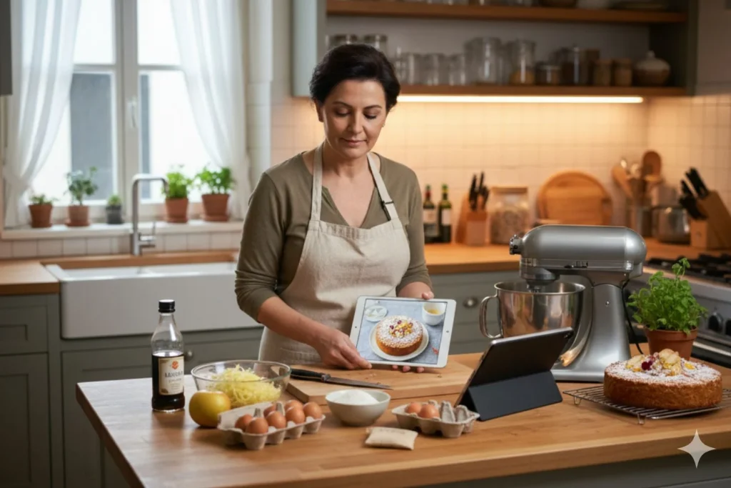 ¿Con antojo de algo dulce sin romper la dieta?: Andrea Perdomo (33), chef Michelin, comparte la receta viral de la tarta sin harina 1 Moncloa La receta de la tarta dulce que no rompe tu dieta