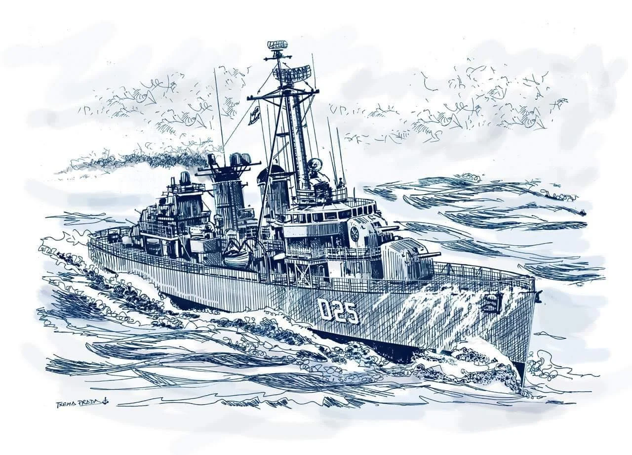 El Lepanto fue varado en Carboneras: destructor español guiado erróneamente por radar y encalló en Almería en 1977