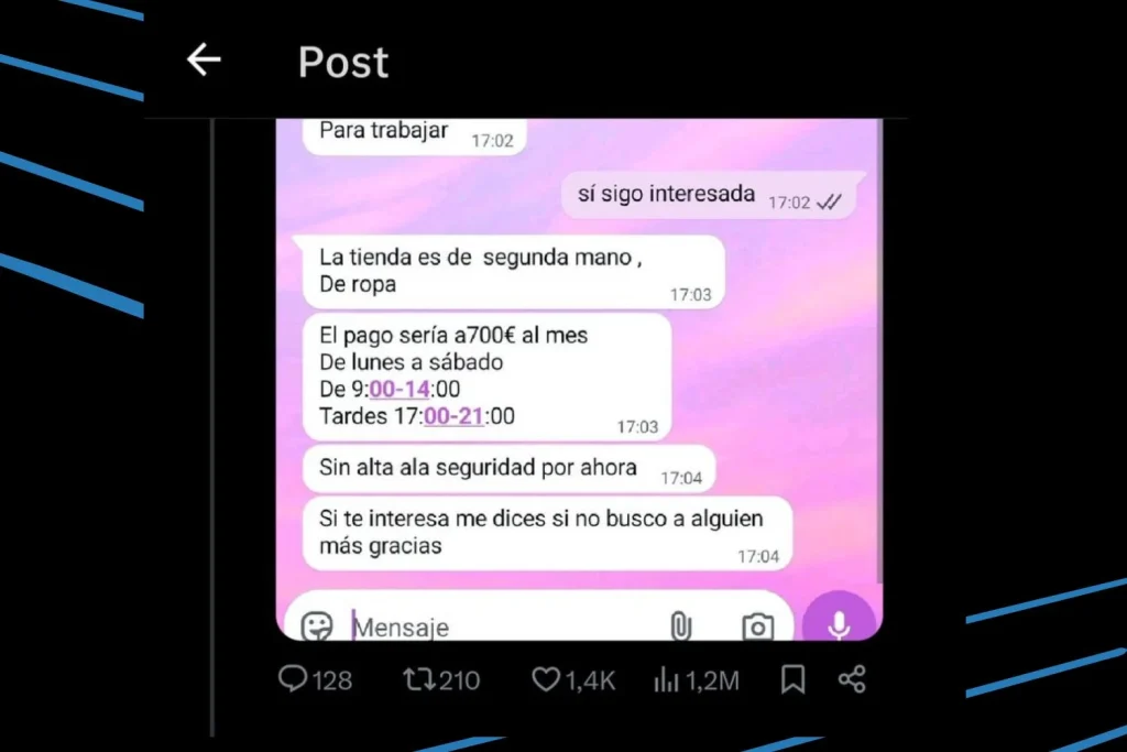 Mariana Contreras (35), abogada laboral: "Es inaceptable que en España se ofrezcan salarios de 700 euros mensuales, mientras los alquileres superan esa cantidad" 1 Moncloa La oferta laboral que le da la vuelta a España