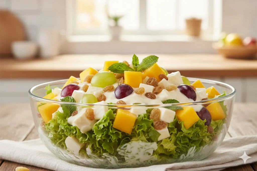 Ensalada de uvas: es navideña y equilibrada para la dieta