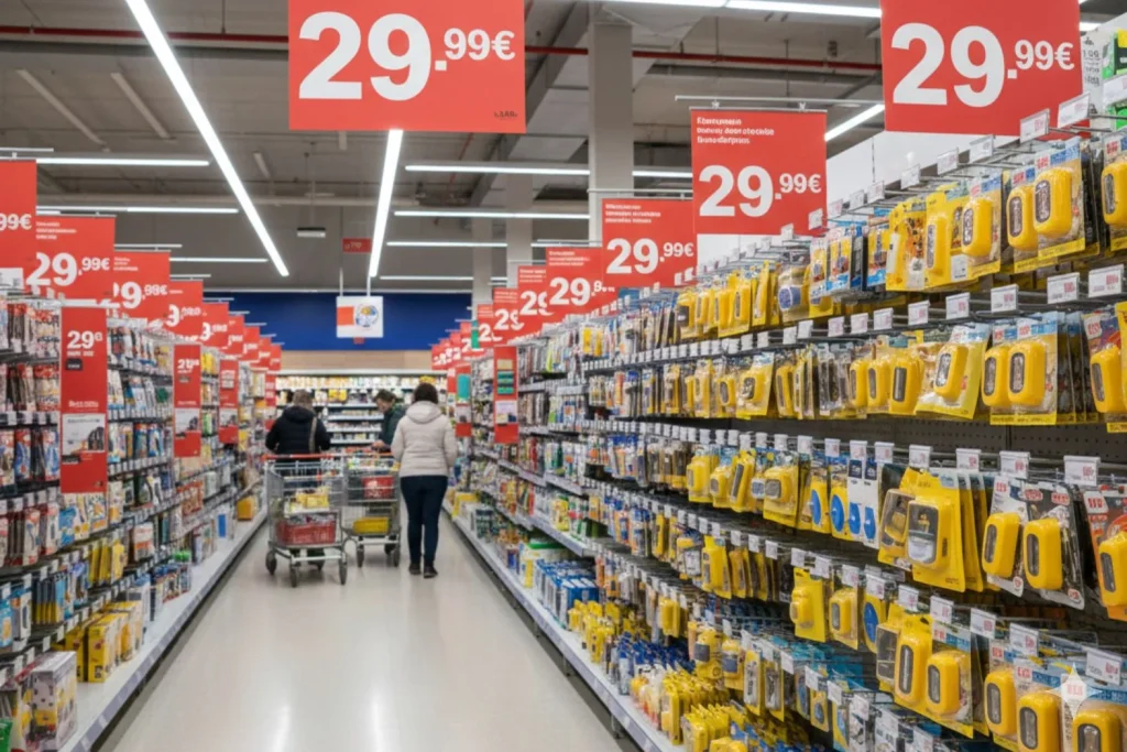 Carrefour tiene estos modelos de balizas homologadas 