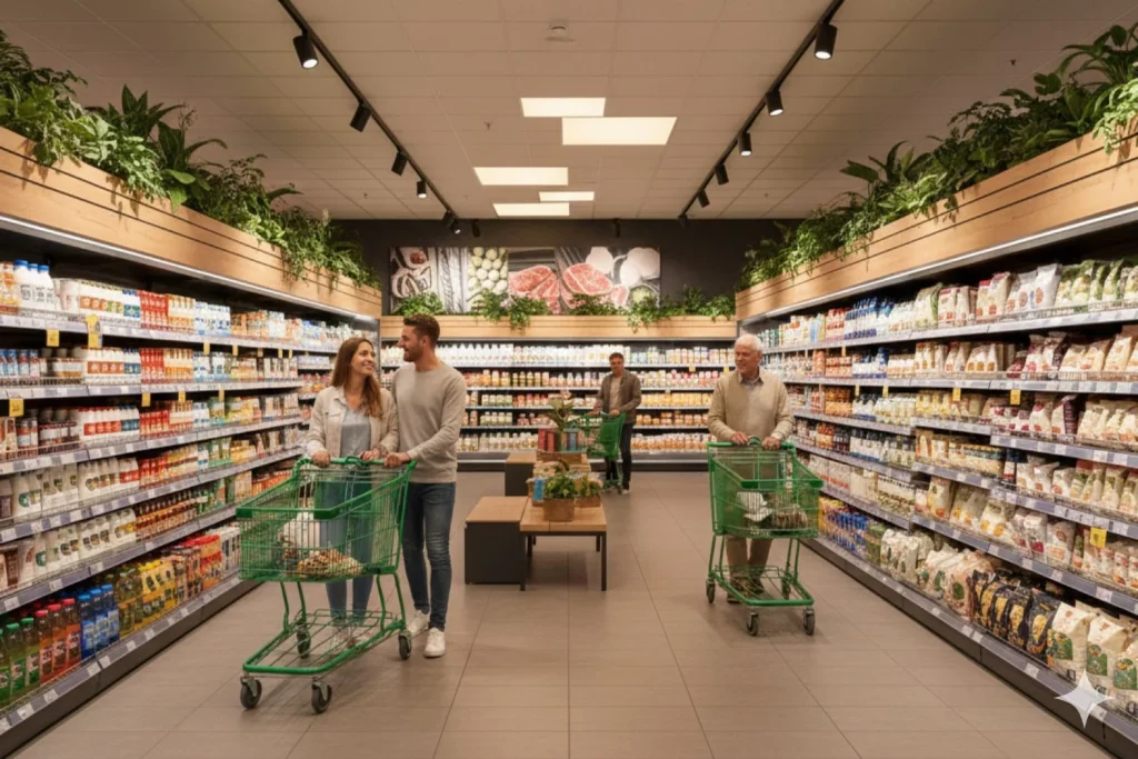 Lidl y otros supermercados siempre cuidarán el entorno para compras sin prisas