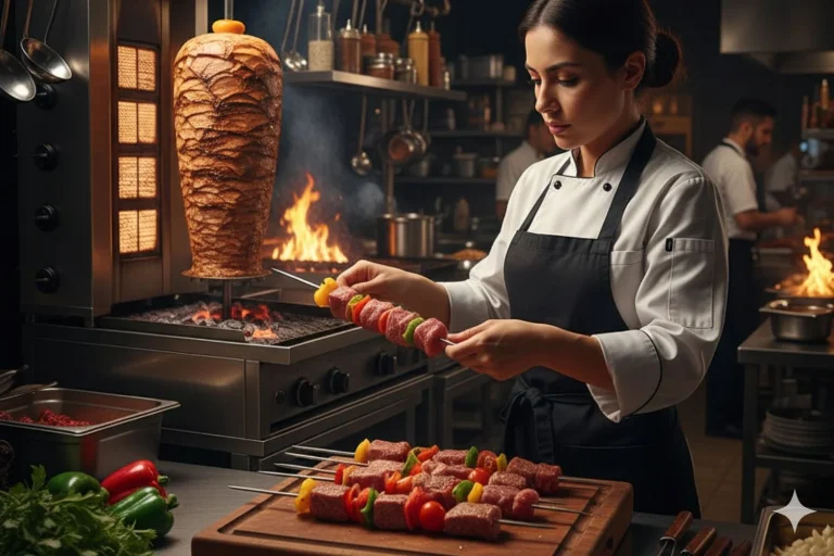 Andrea Serrano (25), chef Michelin: “Con esta receta de brochetas de carne y este truco árabe, no dejarás de prepararlas todos los fines de semana”