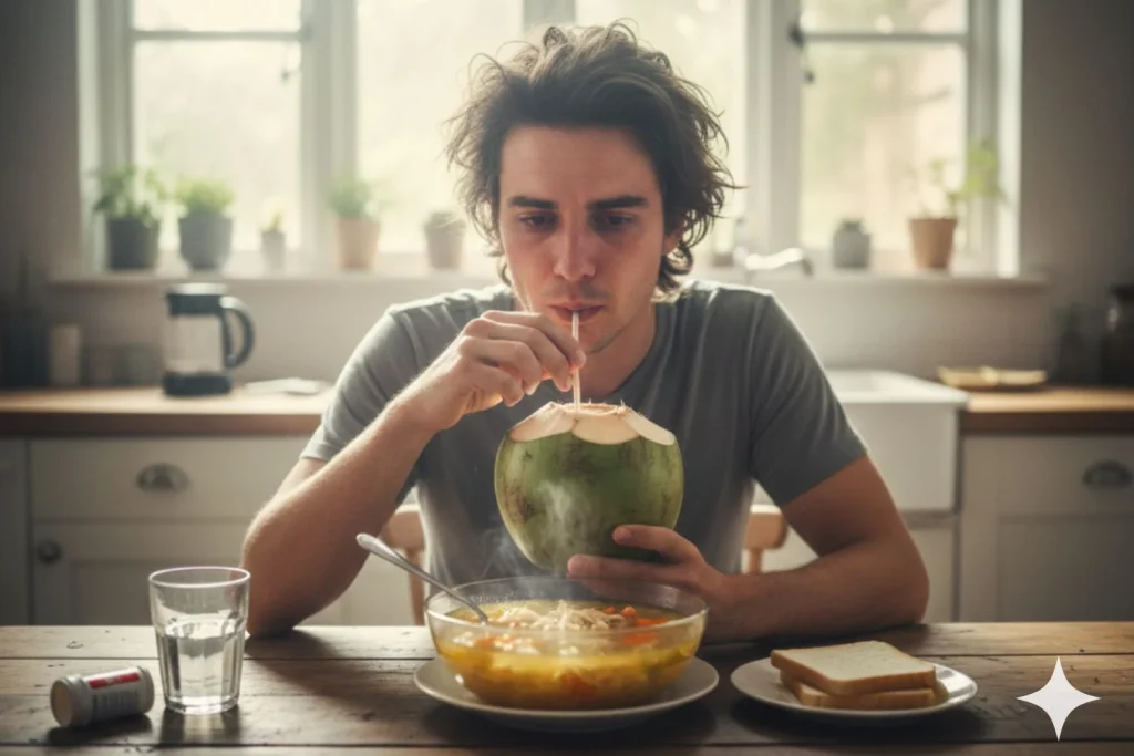 ¿La resaca no te deja después de una noche de copas? Andy Sánchez (28), bartender profesional, comparte 5 batidos que son mejor que Bloody Mary 1 Moncloa Lo que debes hacer para salir de la resaca de forma saludable