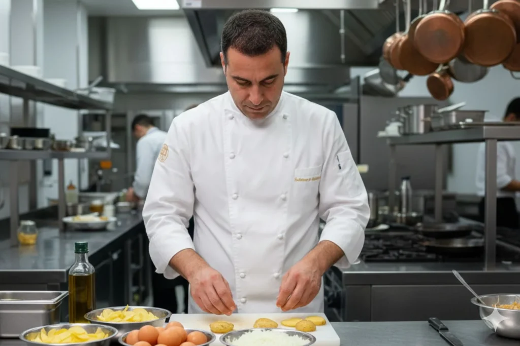 Paso a paso de la receta original de la tortilla de patatas