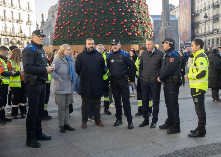Así es el dispositivo para esta Nochevieja en Madrid