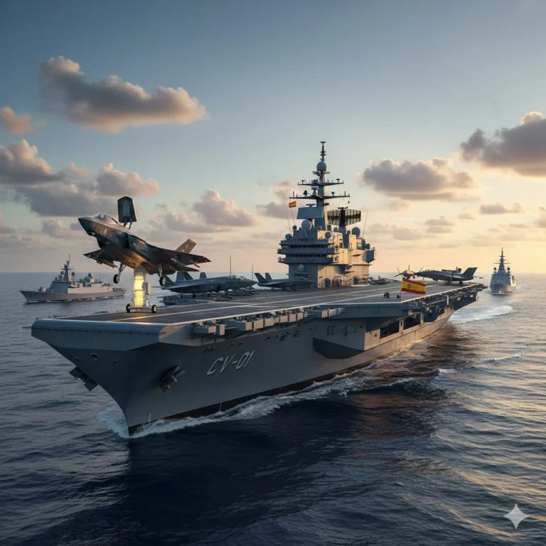 España rompe el tablero naval: así será su primer portaaviones ‘puro’ para desafiar a las grandes potencias.