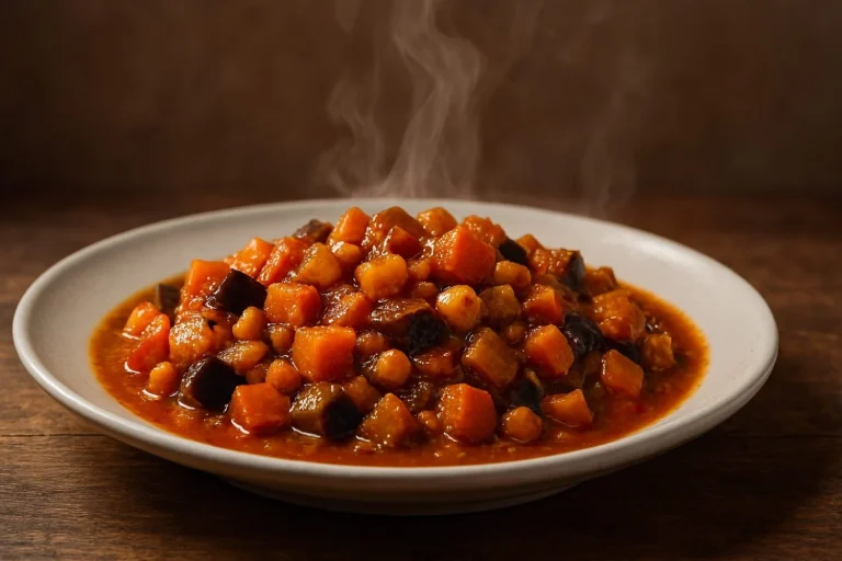 Olvida el pisto moderno: así se hace la alboronía auténtica con calabaza y berenjena paso a paso