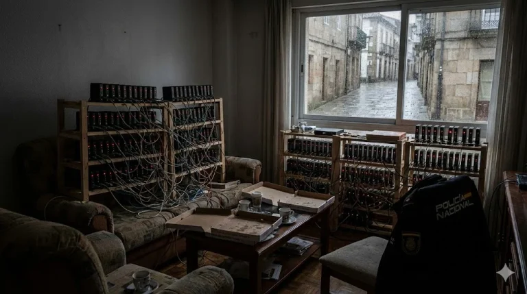 Simboxing en el salón de casa: La Guardia Civil revienta en Vigo el ‘cerebro’ detrás de millones de ciberestafas