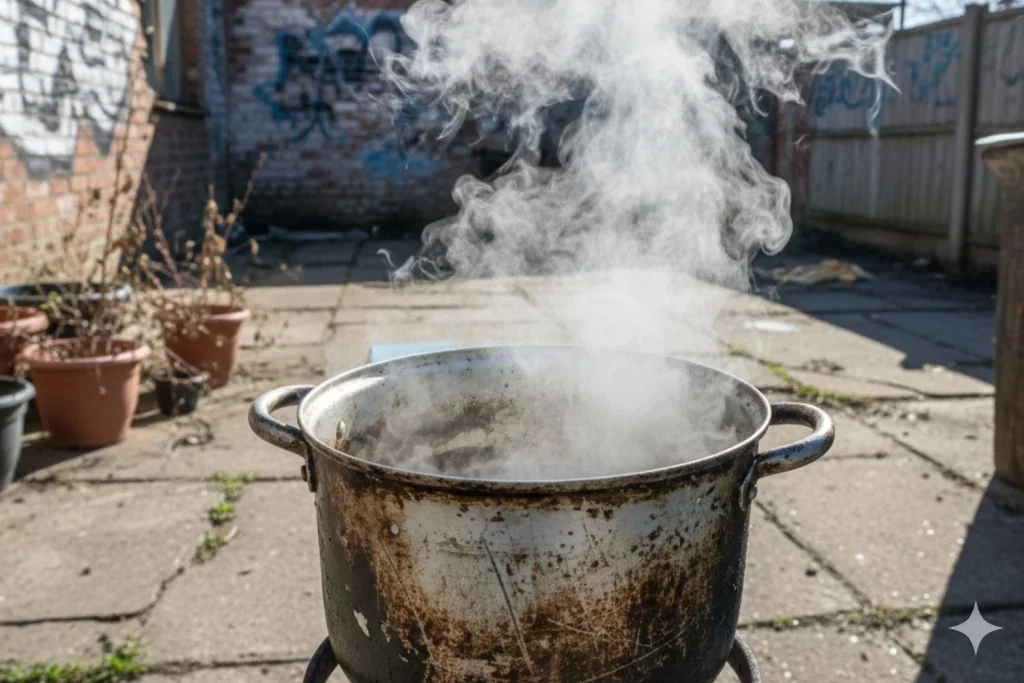 “Hervir el agua no siempre la hace segura”: Gonzalo Cepeda (49), microbiólogo, explica por qué algunos contaminantes se concentran y afectan a la salud 1 Moncloa Efecto de evaporación: ¿Por qué menos agua significa más riesgo? Frase sugerida:
