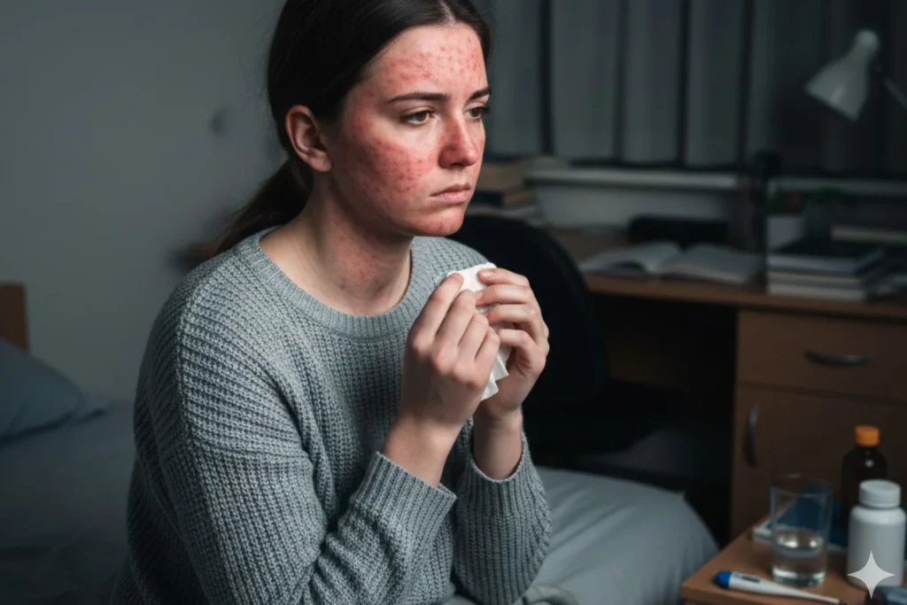 Síntomas que desenmascaran al virus del sarampión