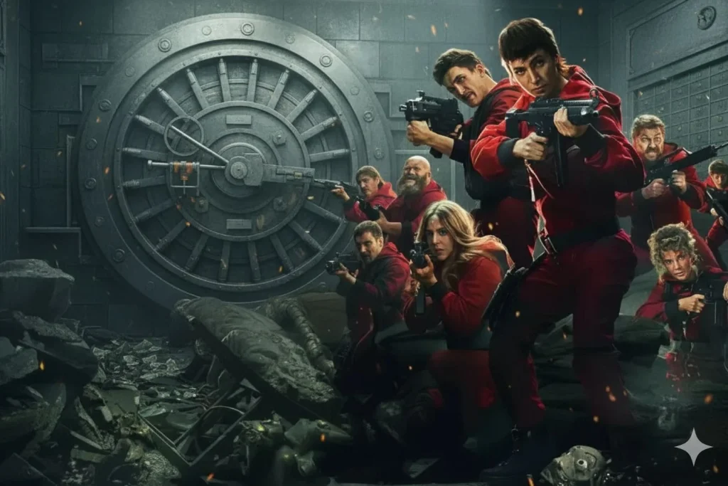 Las series españolas que son pura acción: La Casa de Papel