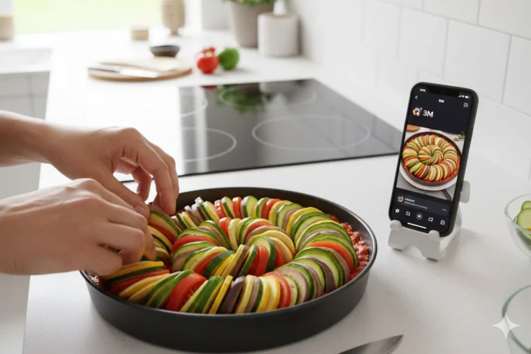 Ratatouille en 20 minutos sin ensuciar el horno: la receta de TikTok que tiene 3 millones de vistas