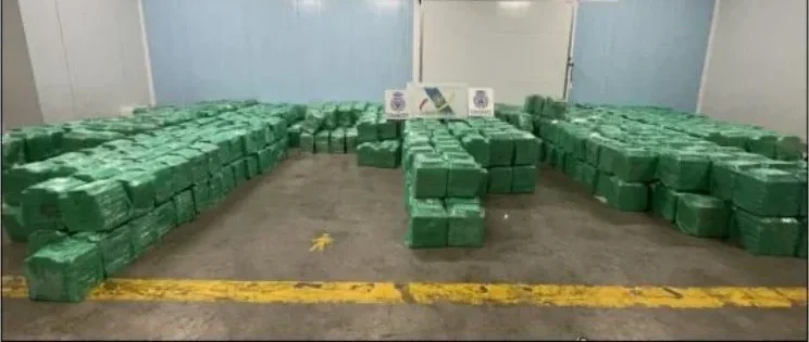 2026-02-10 a las 9.53.37 Parte de la droga que el jefe de la UDEF ayudó a introducir en España. MONCLOA