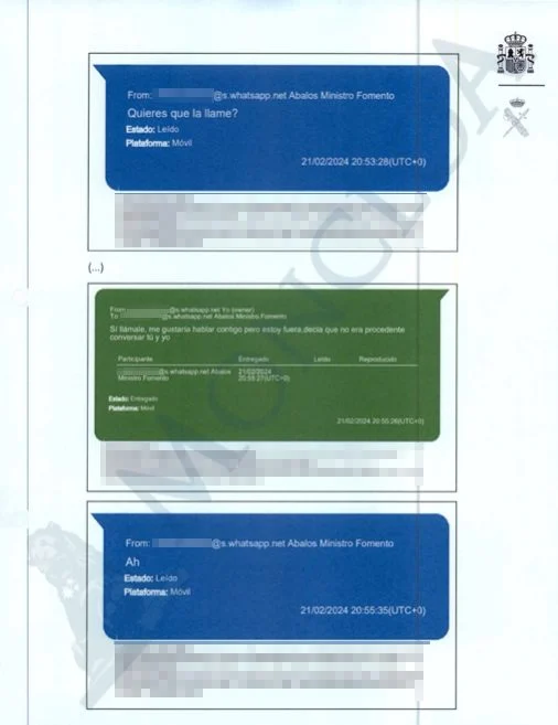 Pardo de Vera dio el teléfono de una abogada penalista a Ábalos tras declarar ante la UCO 1 Moncloa Captura de pantalla 2026 02 26 a las 15.36.15 Moncloa