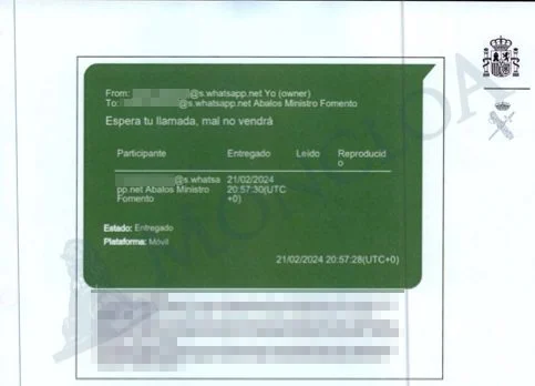 Pardo de Vera dio el teléfono de una abogada penalista a Ábalos tras declarar ante la UCO 2 Moncloa Captura de pantalla 2026 02 26 a las 15.36.26 Moncloa