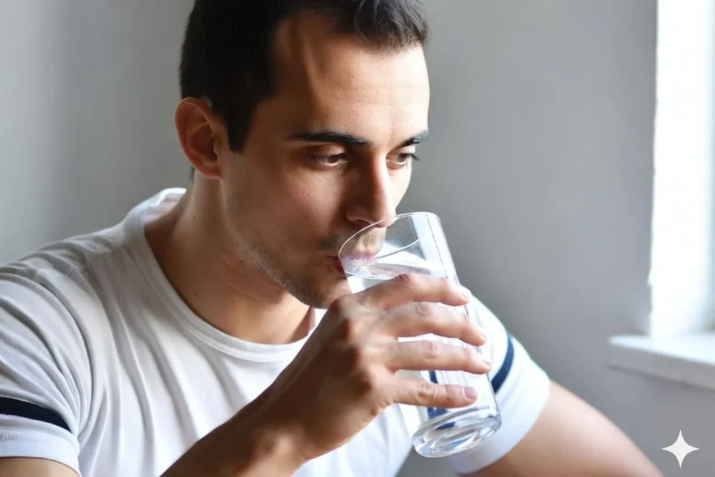 Beber agua tibia crea un efecto desintoxicante