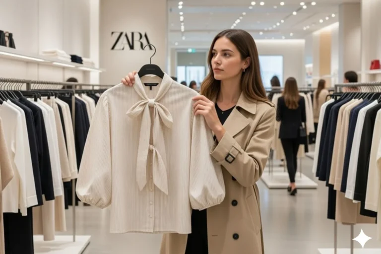 Zara tiene la blusa que las expertas en moda llaman “la prenda definitiva para primavera”: el diseño de 25 € que parece alta costura