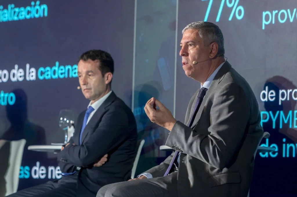 EuropaPress 7064282 i d presidente indra angel escribano consejero delegado indra group jose Moncloa