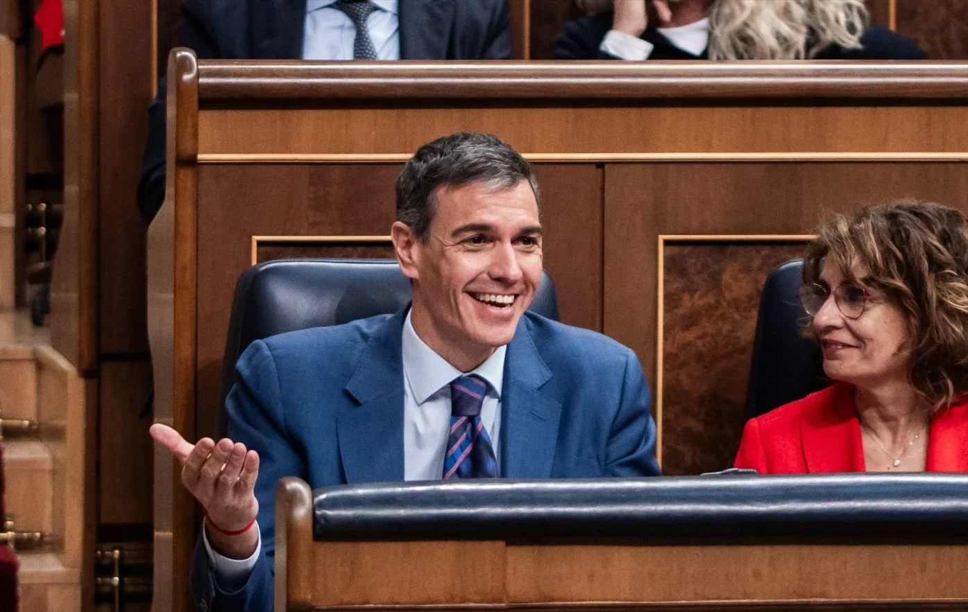 Pedro Sánchez en la sesión de control de 25 de marzo de 2026. EP
