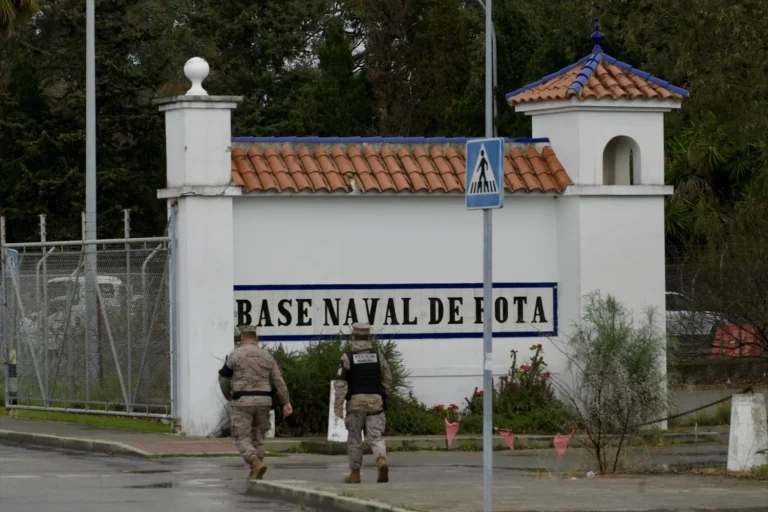 Imagen de la base militar de Rota tras la negativa de Sánchez a cederlas para apoyo a las operaciones contra Irán (Fuente: Agencias)