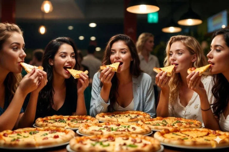 Olvida las dietas restrictivas y mastica 20 veces para bajar de peso: el método de las famosas para no engordar ni un gramo al comer pizza