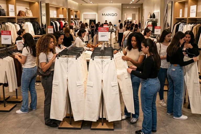 Mango tiene el pantalón cargo agotado de Zara, pero tienes que ir hoy