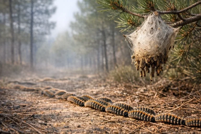 Llega antes de lo previsto: la alerta por procesionaria que ya afecta a parques y colegios en España