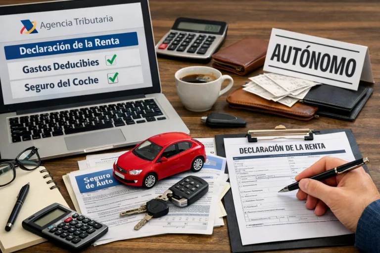 Cómo puedes desgravar el seguro del coche en la declaración si eres autónomo