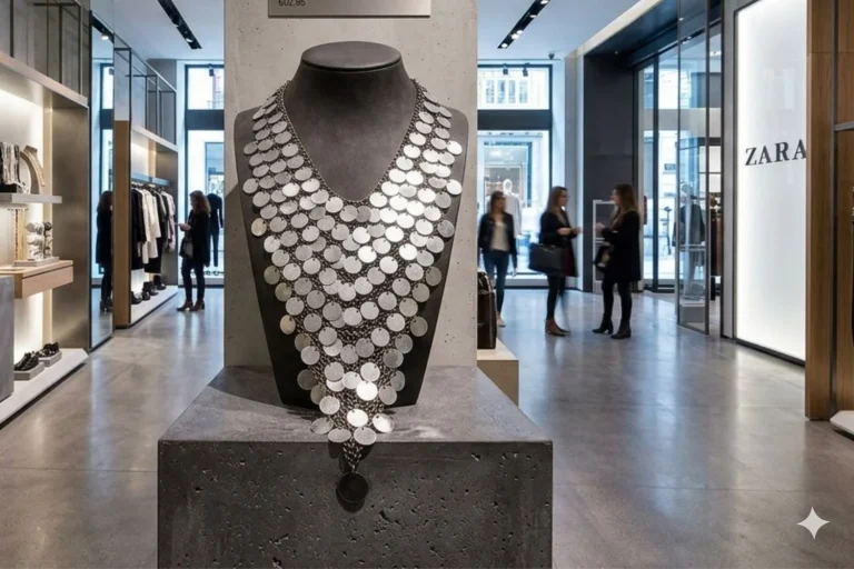 Zara tiene el collar «efecto armadura» que blindará tu cajón de accesorios y resucita cualquier look aburrido por menos de 23 euros