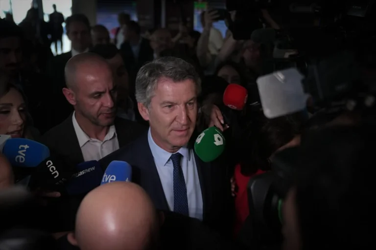 El presidente del Partido Popular, Alberto Núñez Feijóo (Fuente: agencias)