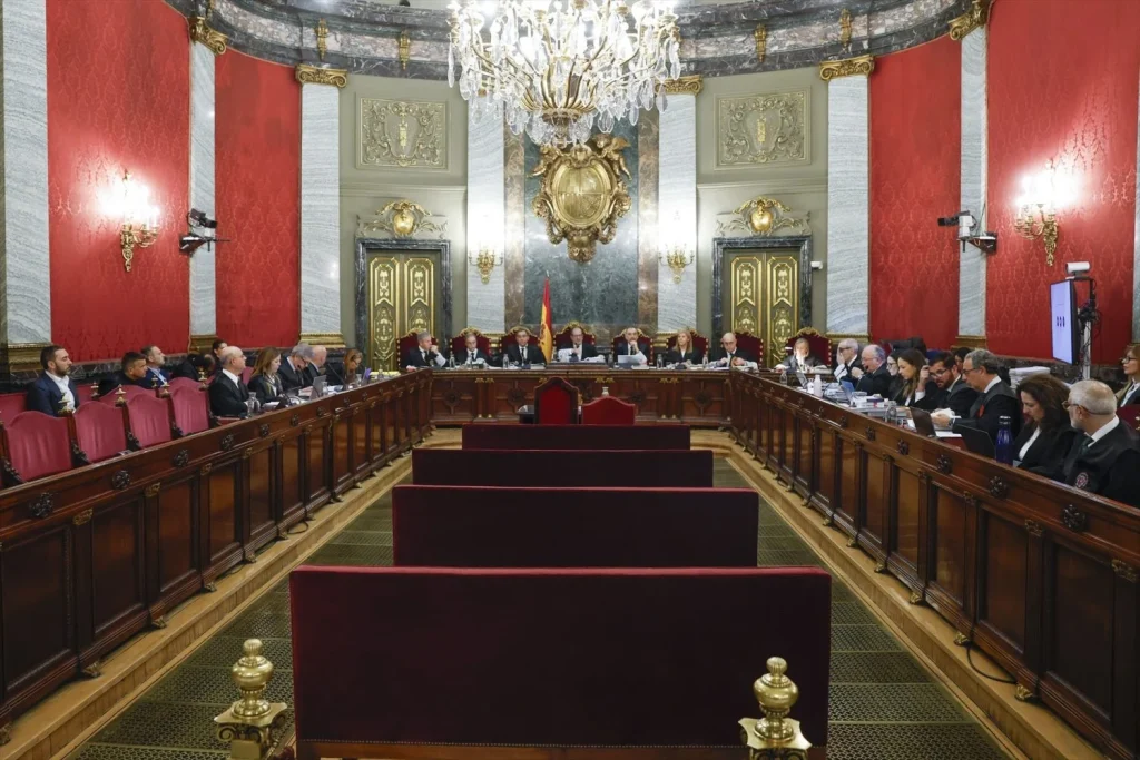 EuropaPress 7419663 vista general sala donde tiene lugar juicio caso mascarillas tribunal Moncloa