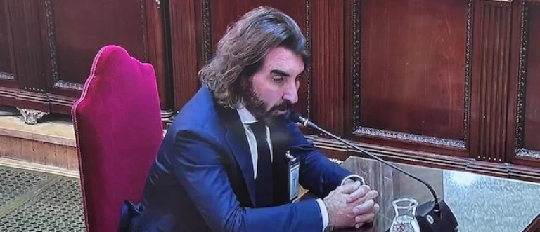 Javier Hidalgo en el juicio de Mascarillas en el Supremo. TRIBUNAL SUPREMO