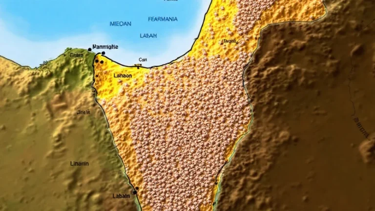 El nuevo mapa de Oriente Próximo que han publicado las Fuerzas Armadas de Israel ocupando el sur del Líbano