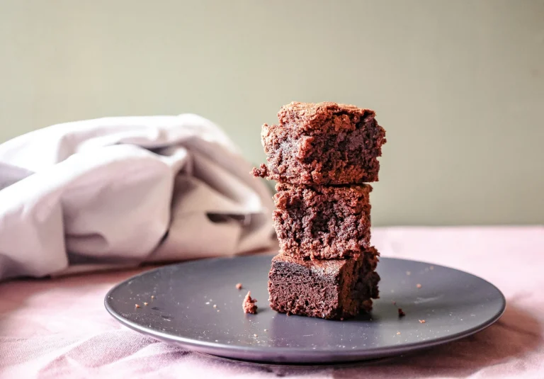 brownie de chocolate sin horno