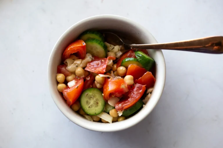 ensalada de garbanzos rápida