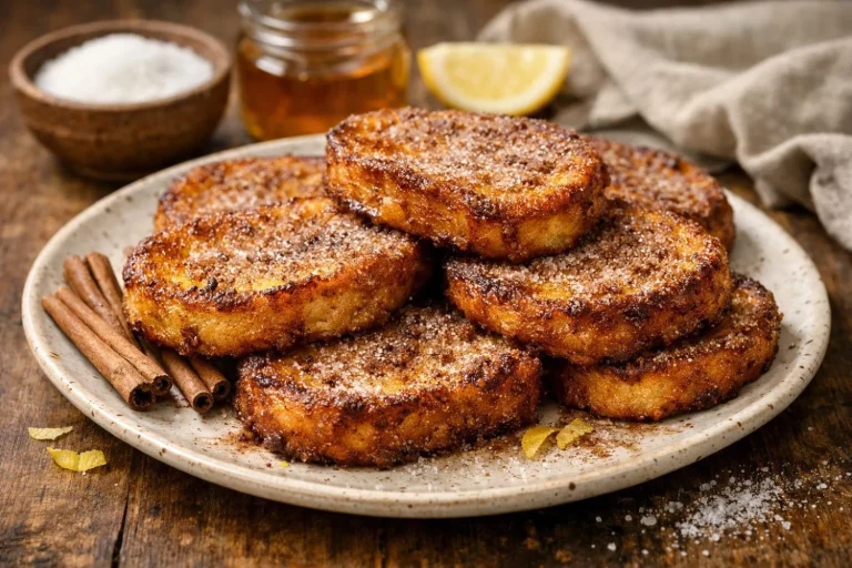 Torrijas de brioche caramelizadas: el truco de la doble infusión para que no queden secas por dentro