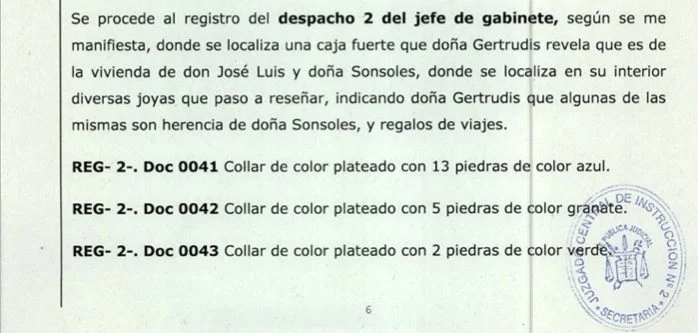 Las joyas y relojes que la UDEF encontró en el despacho de Zapatero 1 Moncloa Captura de pantalla 2026 05 25 a las 18.22.36 Moncloa