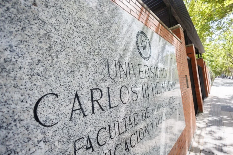 Entrada a la facultad de Ciencias de Comunicación de la Universidad Carlos III (Fuente: Agencias)