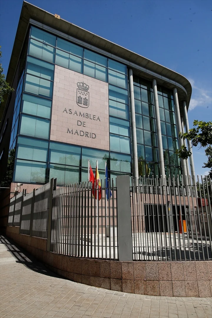 Edificio de la Asamblea de Madrid. EP