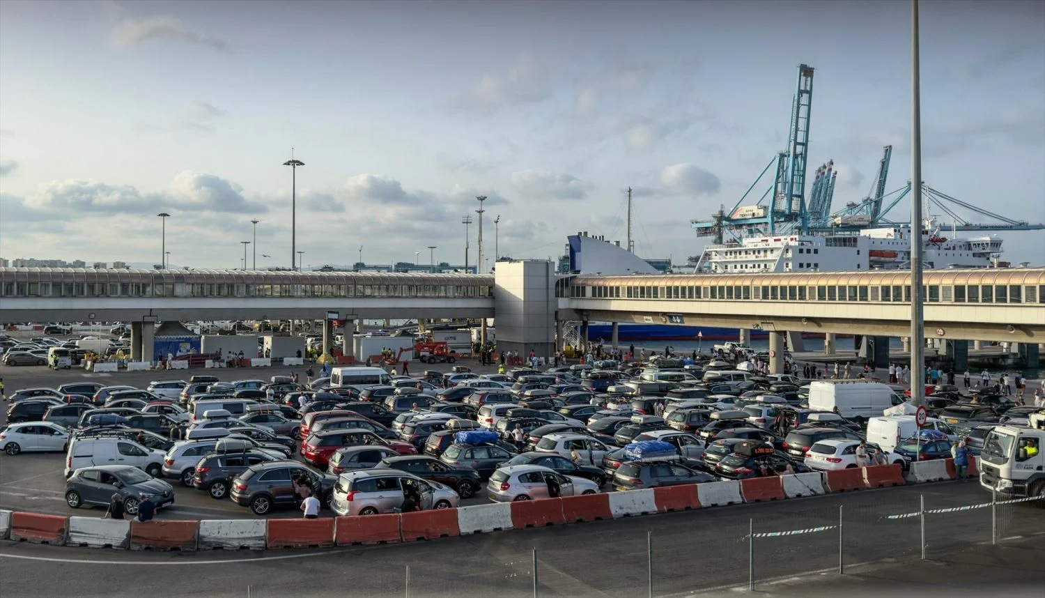 El Puerto de Algeciras durante la Operación Paso del Estrecho de 2025.EP