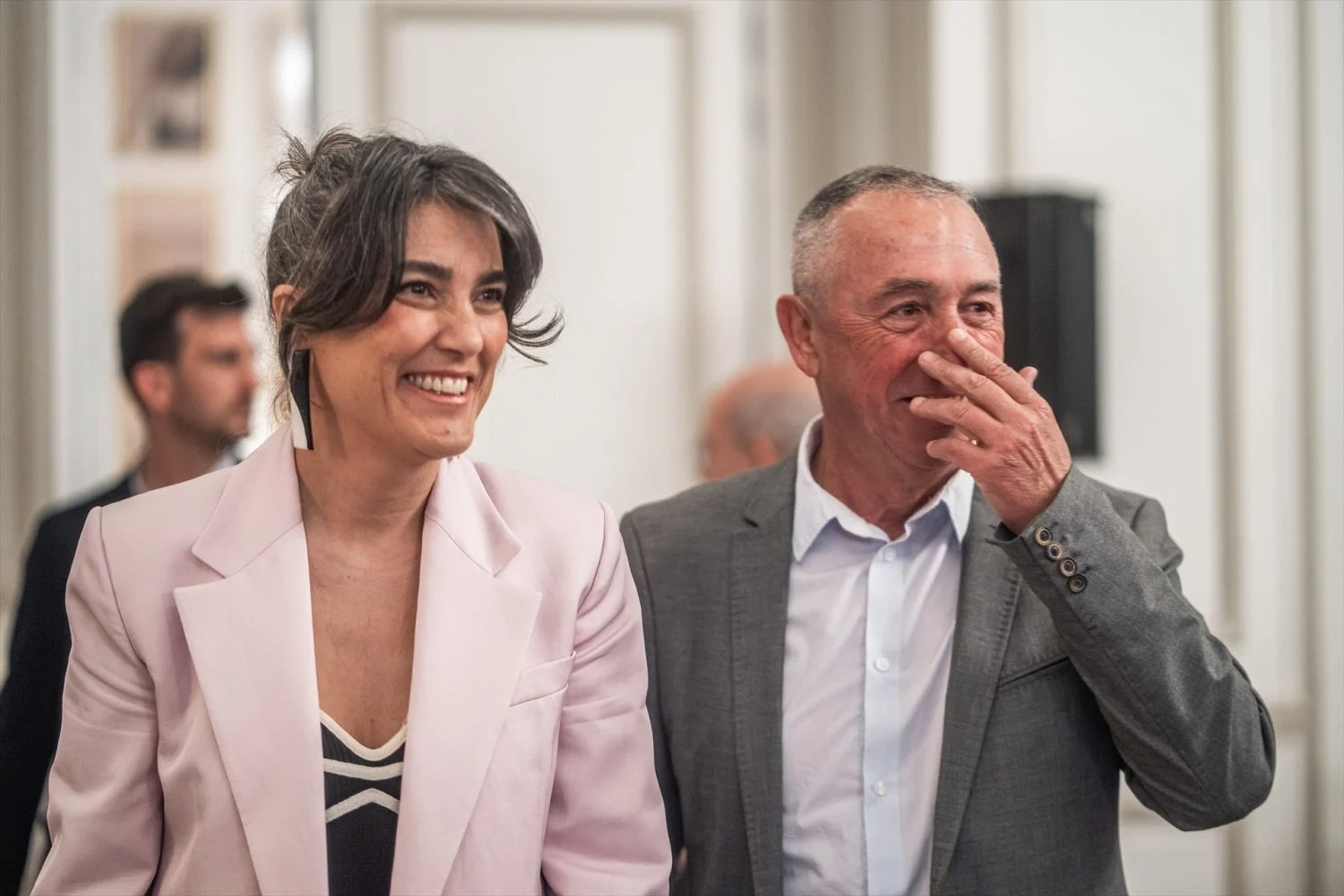 La portavoz de Más Madrid en la Asamblea de Madrid, Manuela Bergerot, y el síndic de Compromís, Joan Baldoví, durante un desayuno informativo de Nueva Economía Forum (Fuente: Agencias) La portavoz de Más Madrid en la Asamblea de Madrid, Manuela Bergerot, y el síndic de Compromís, Joan Baldoví, durante un desayuno informativo de Nueva Economía Forum (Fuente: Agencias)
