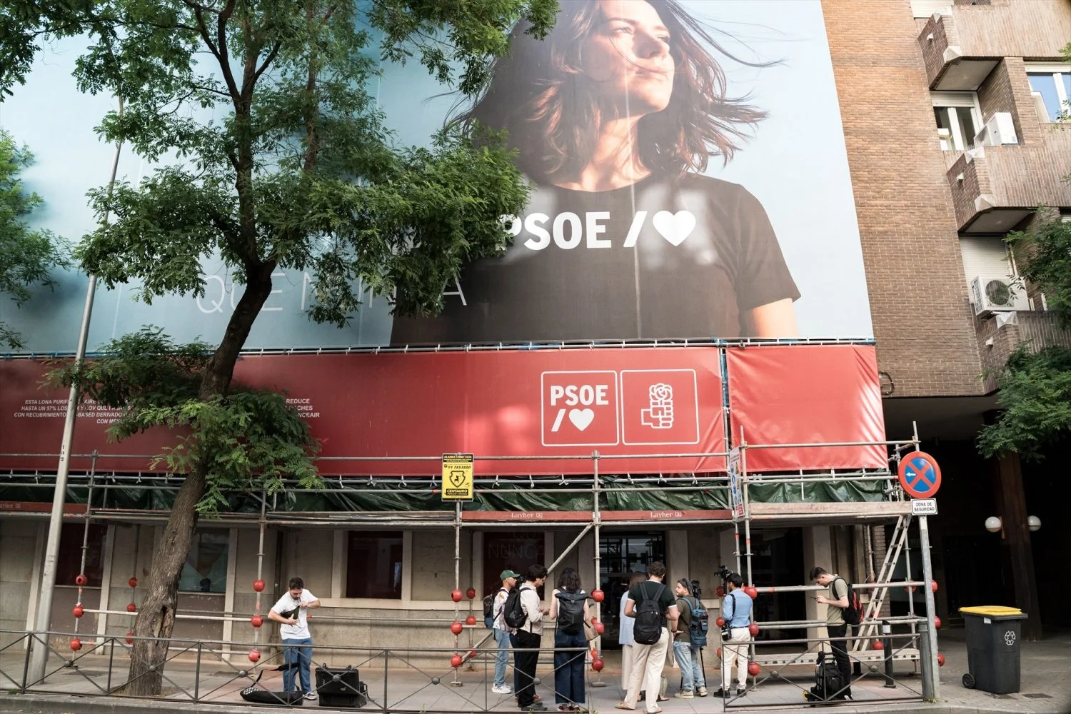 La sede del PSOE en Ferraz. AGENCIAS