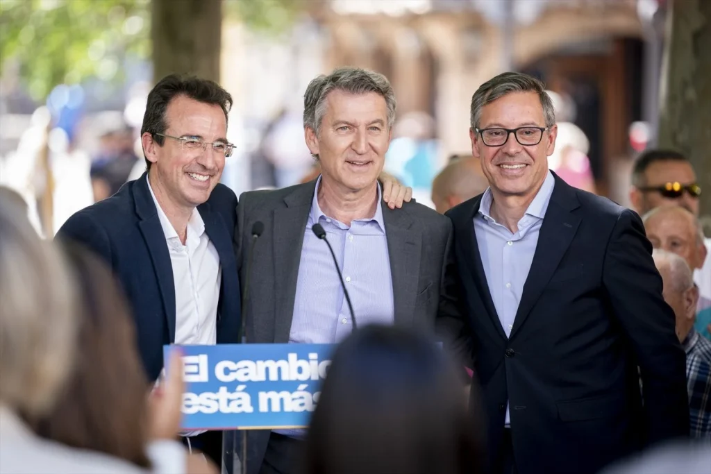 EuropaPress 7556173 i d alcalde leganes miguel angel recuenco presidente pp alberto nunez Moncloa