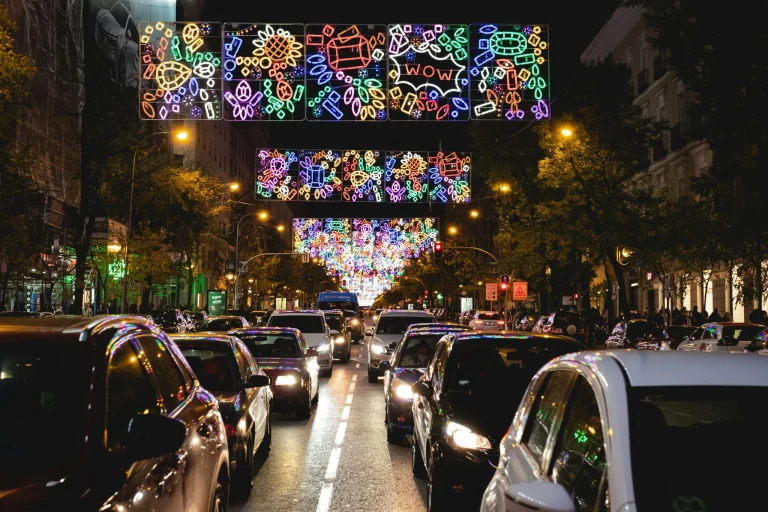 congestión tráfico Madrid
