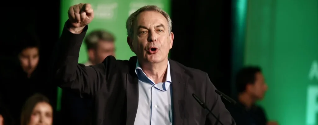 Caso Zapatero: El PPE exige a la Comisión Europea fiscalizar a fondo el rescate de Plus Ultra 1 Moncloa Rodríguez Zapatero durante un mitin en la campaña de Andalucía el 14 de mayo de 2026. EP