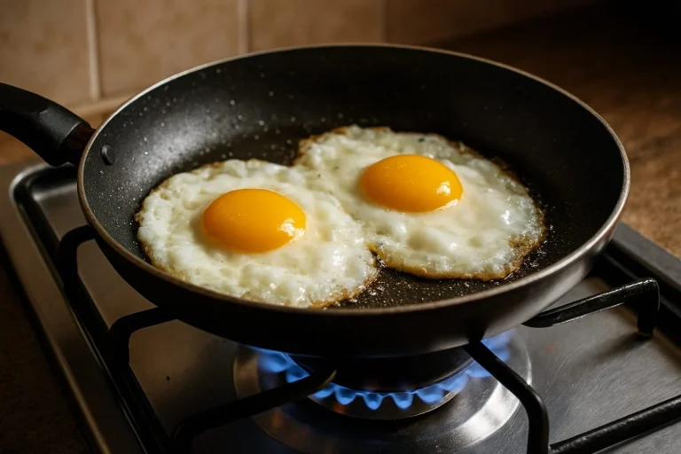 El truco para que los huevos fritos no se peguen y salgan con puntilla crujiente