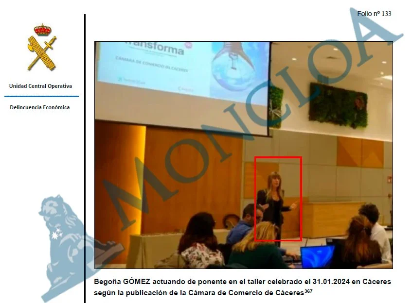 La empresa Transforma TSC de Begoña Gómez ingresó 6.687 euros 1 Moncloa tsc 2 Moncloa