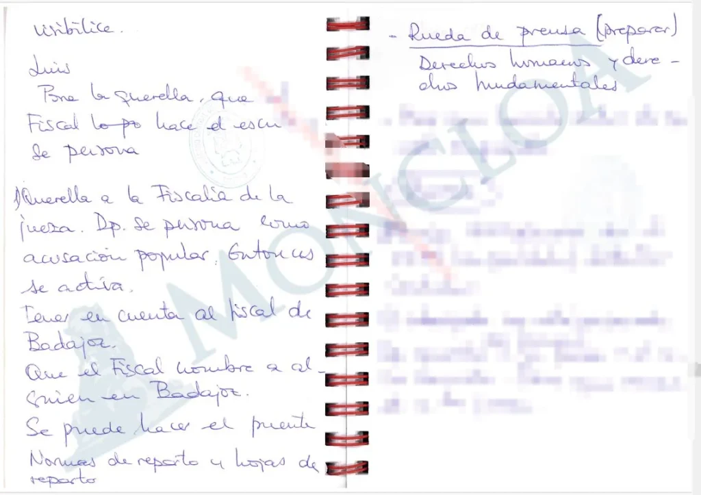 La estrategia de Leire Díez para apartar a la juez del Caso David Sánchez: "querella de la fiscalía" 2 Moncloa Badajoz 2 1 Moncloa